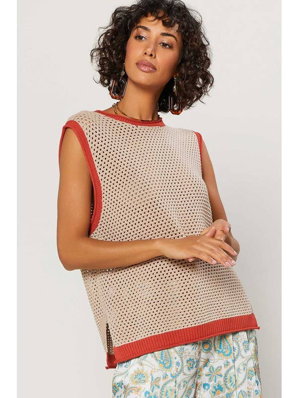 Sunset Coast Crochet Tank