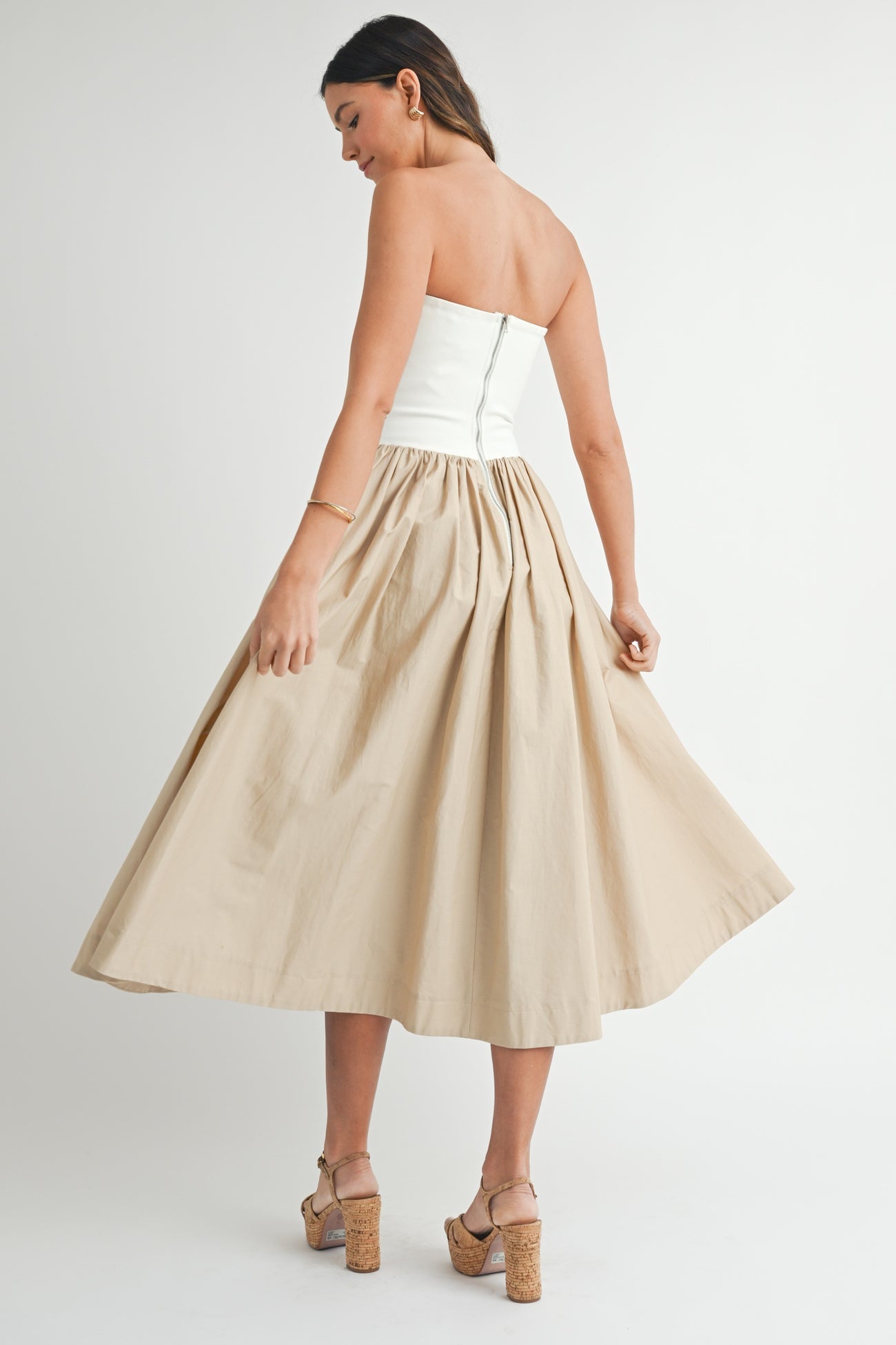 Florence Strapless Midi