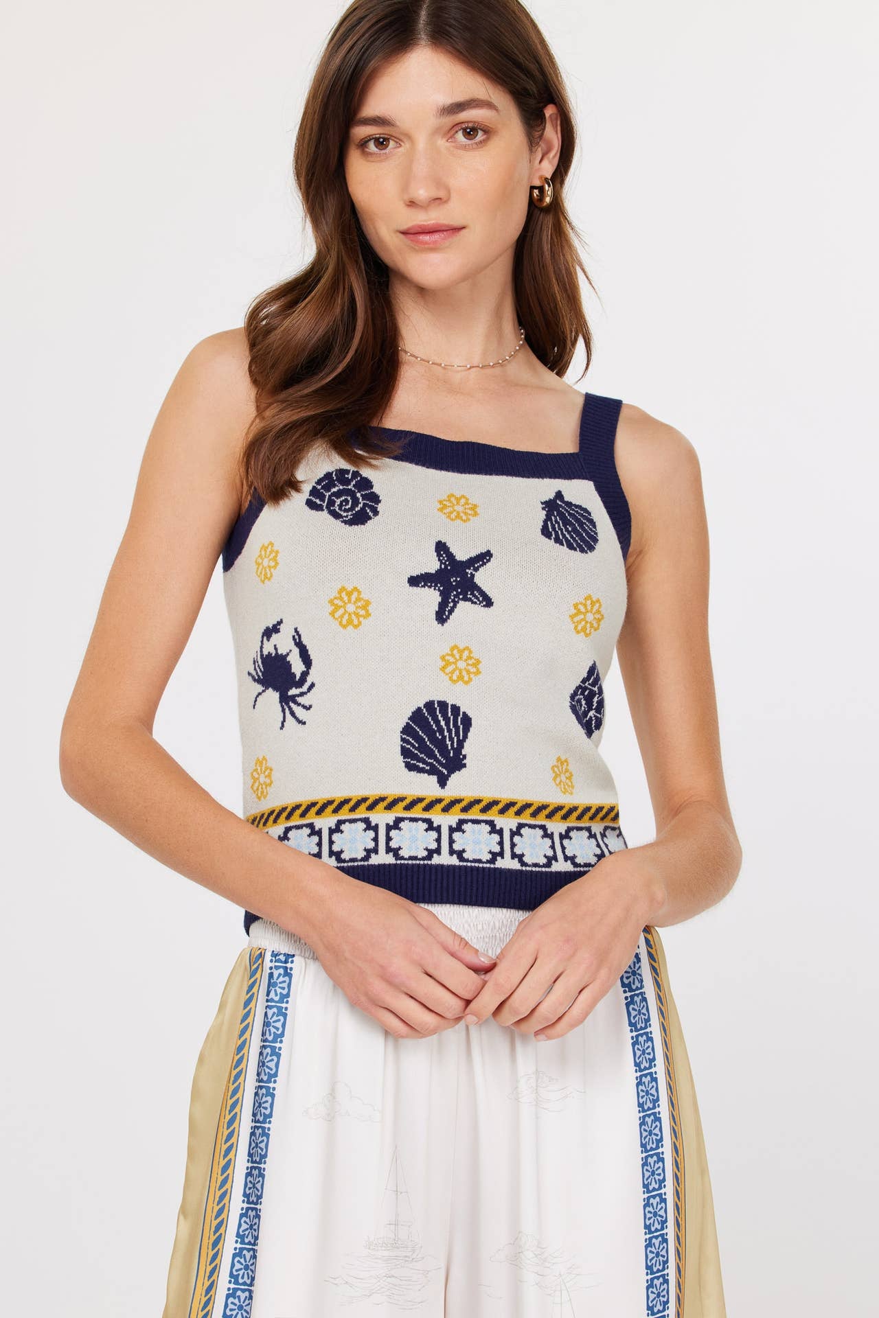 Seaside Charm Knit Tank