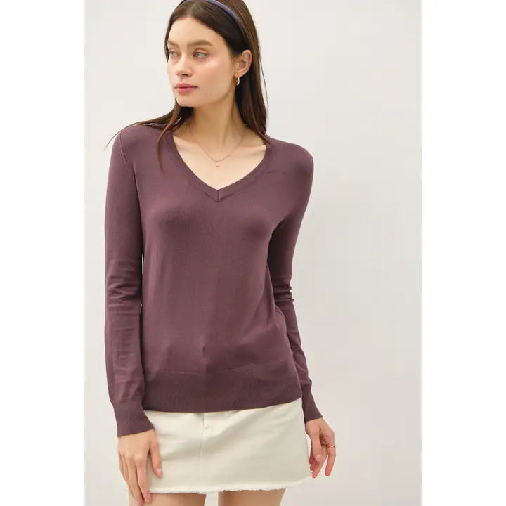 The Camille V-Neck Sweater