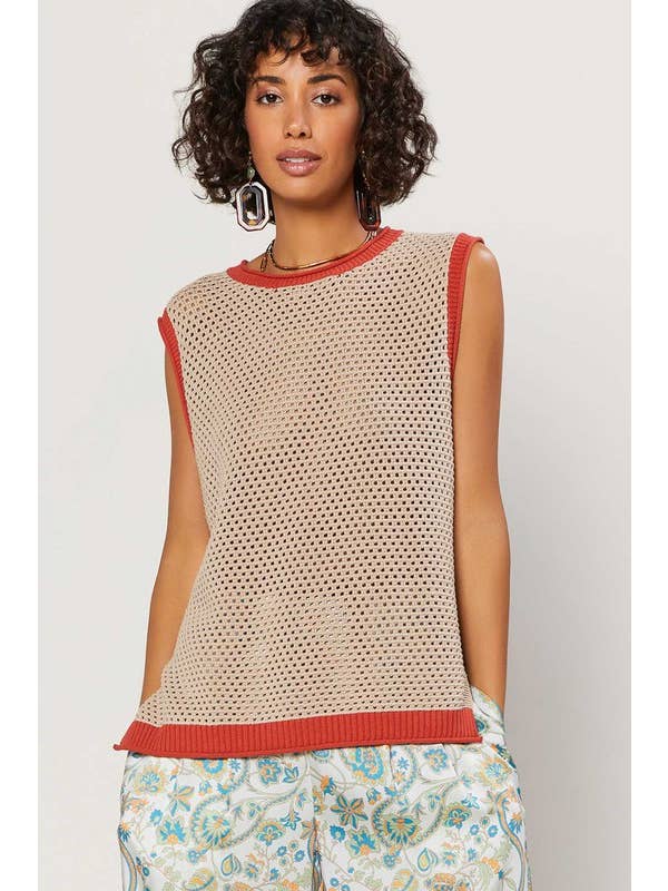 Sunset Coast Crochet Tank