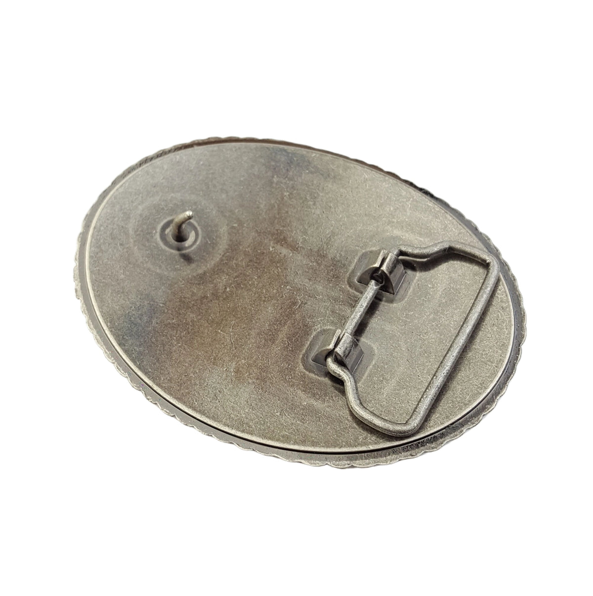 Western Oval Buckle with Rope Edge