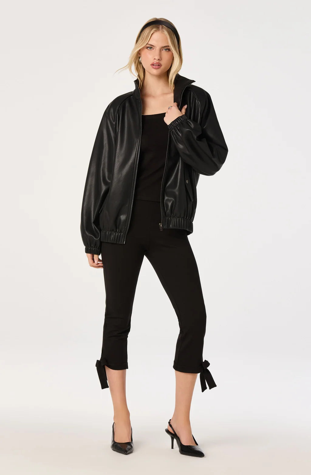 The After Hours Faux Leather Jacket