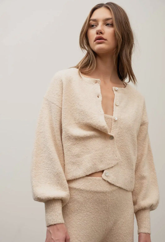 Boucle Cozy Cardigan