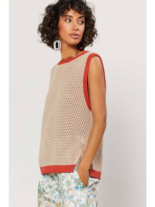 Sunset Coast Crochet Tank