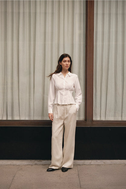 The Camille Pleated Trouser