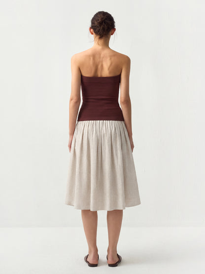 The Cottage Check Skirt