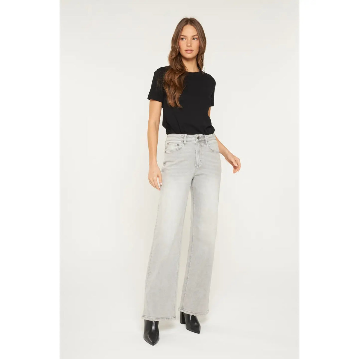 Silverline High Rise Wide Leg Jean