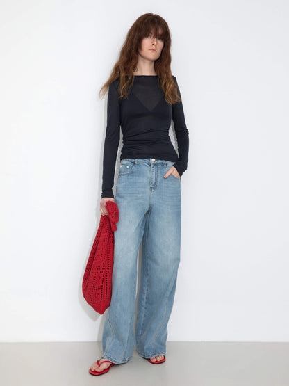 The Delaney Wide Leg Jeans