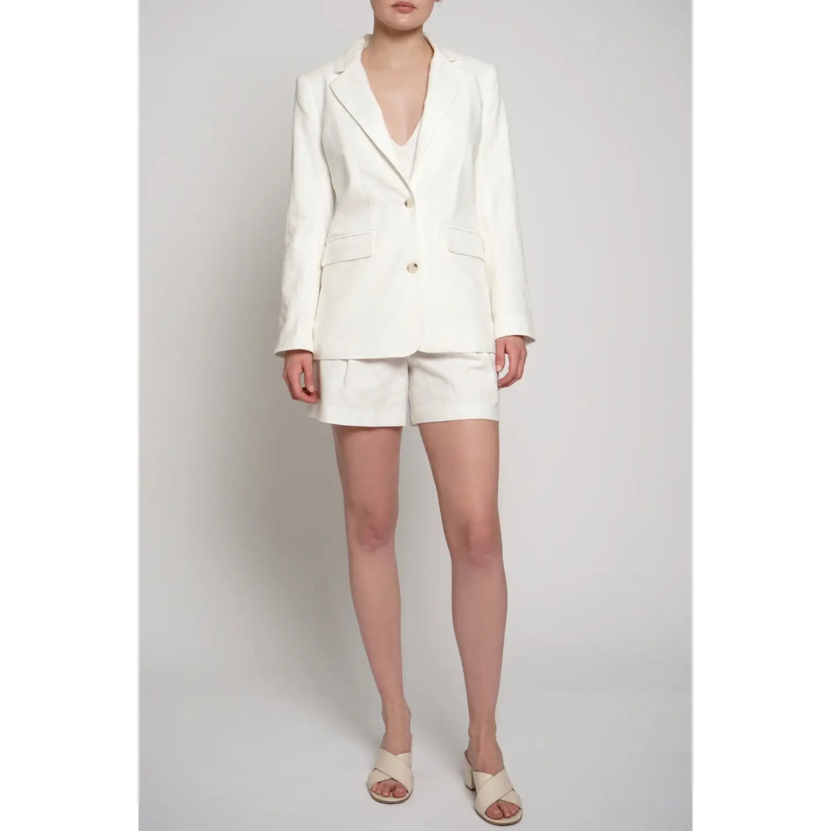 Monroe Linen Short Set