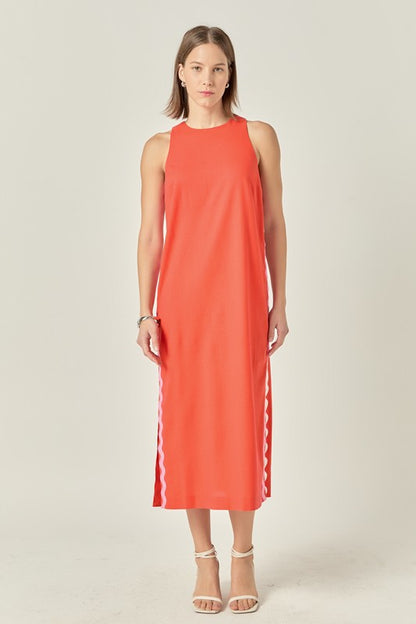 Palermo Ric Rac Midi Dress