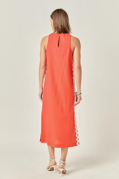Palermo Ric Rac Midi Dress