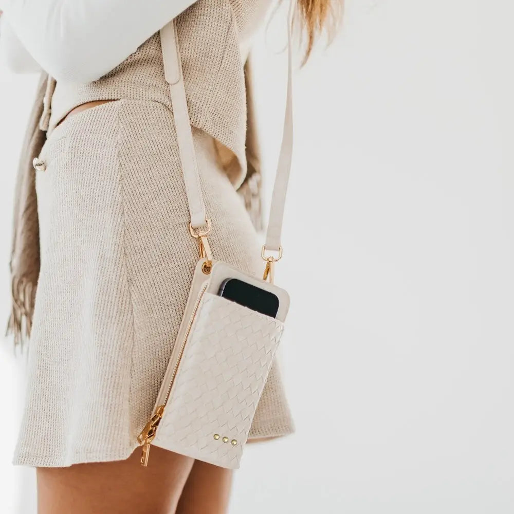 Paloma Woven Phone Crossbody