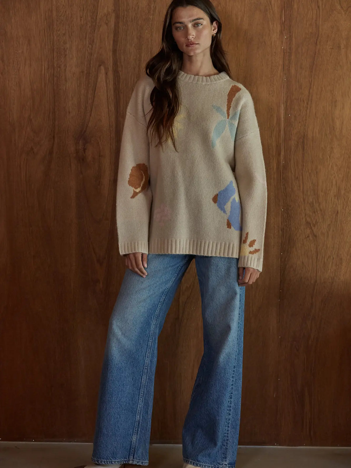 The Marlowe Abstract Knit Sweater