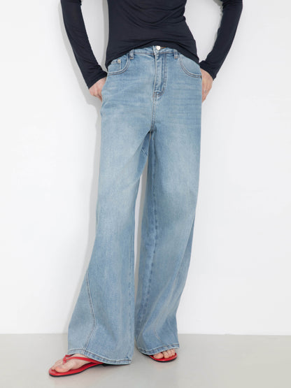 The Delaney Wide Leg Jeans