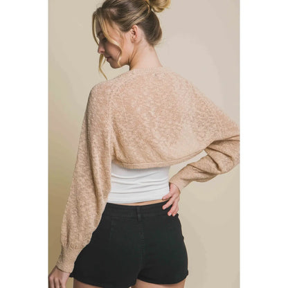 The Willow Knit Shrug