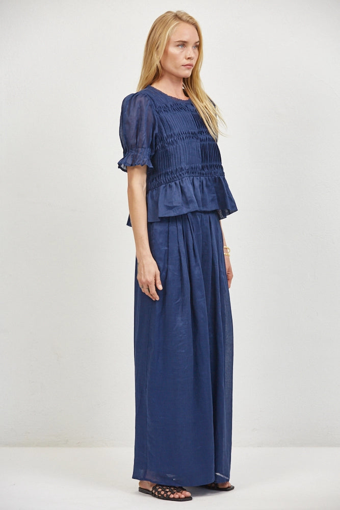 The Midnight Smocked Blouse