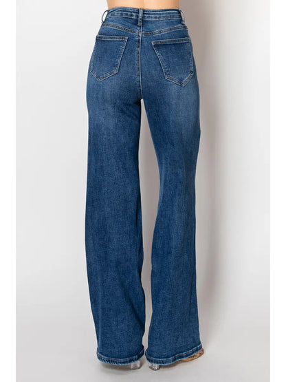 The Gilded Edge Wide Leg Jeans