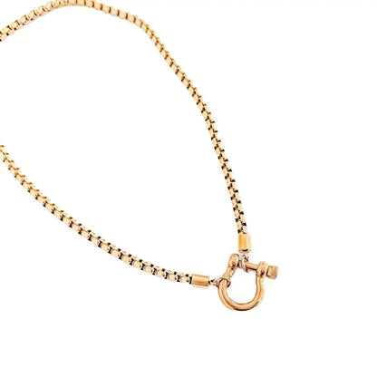 Lucky Me Horseshoe Toggle Necklace