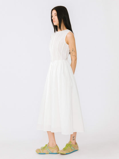 The Elodie Pintuck Dress