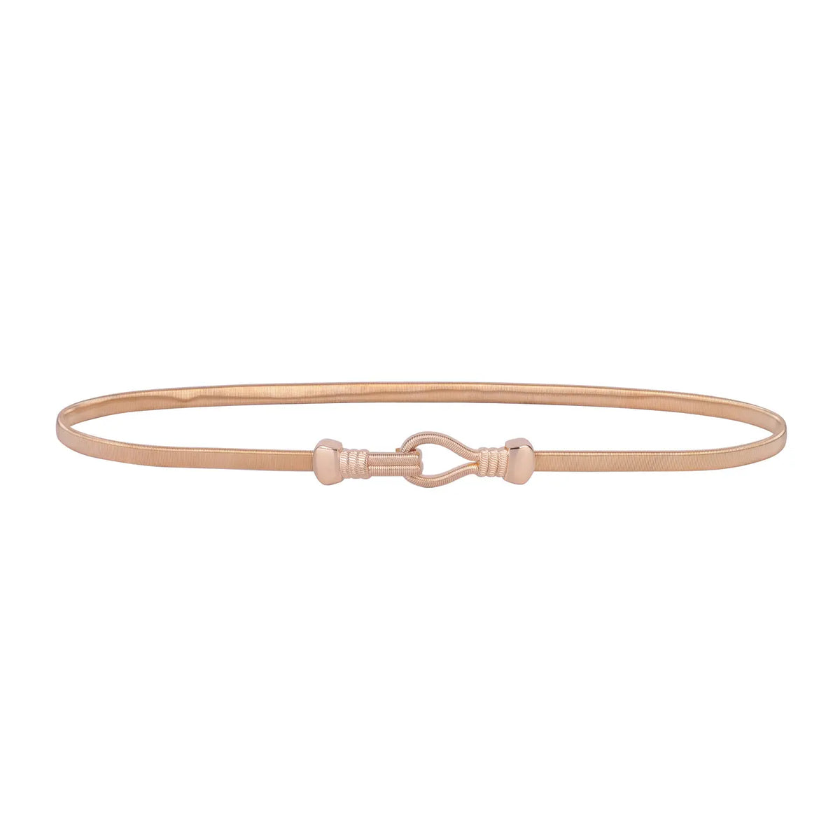 Gold Metal Stretch Belt For Women