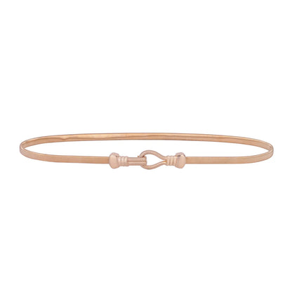 Gold Metal Stretch Belt For Women