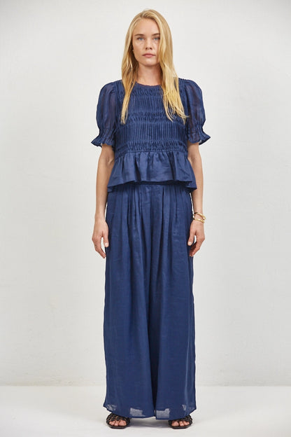 The Midnight Smocked Blouse