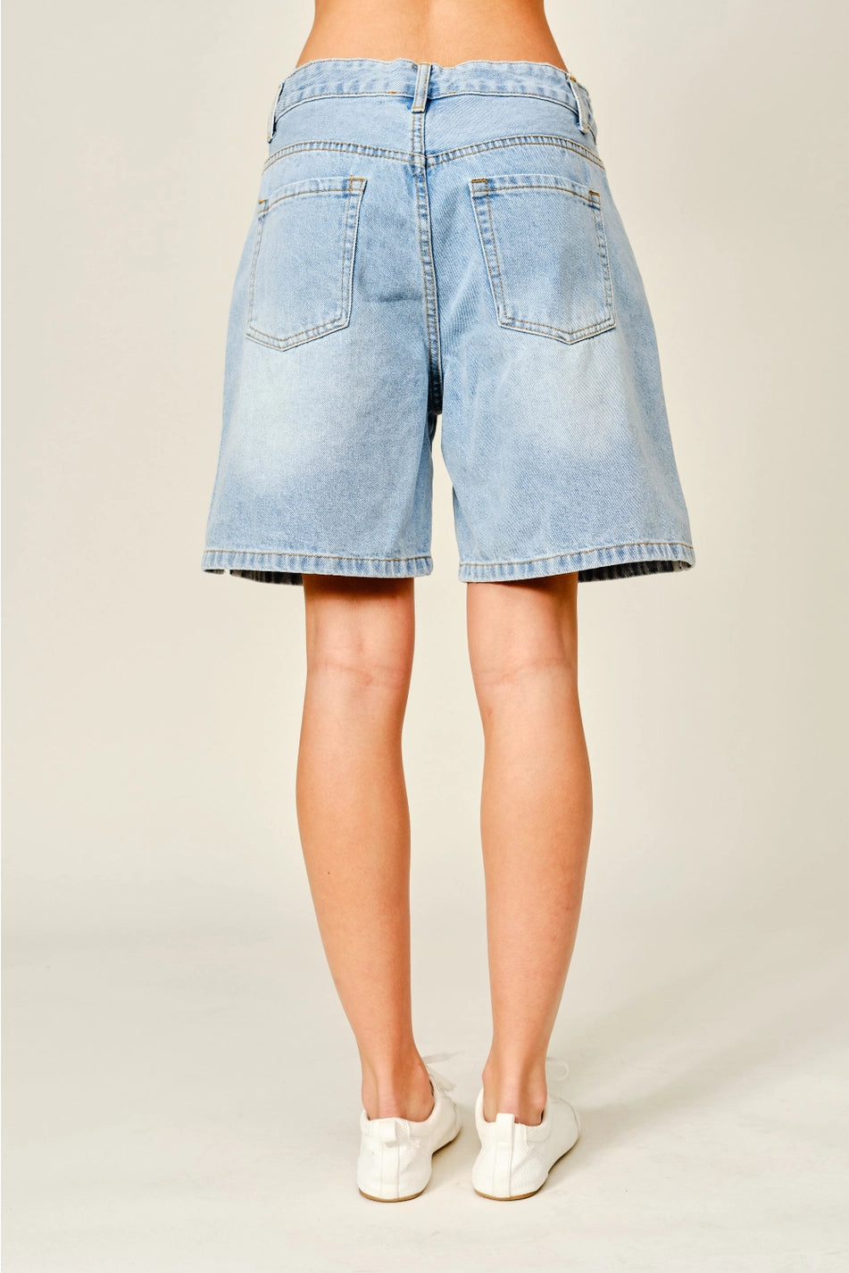 The Weekend Tie Denim Shorts