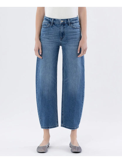 The Camden High Rise Barrel Jeans