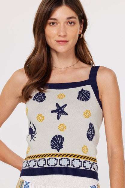 Seaside Charm Knit Tank