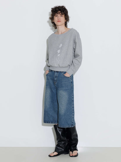 Wildflower Off Shoulder Sweatshirt