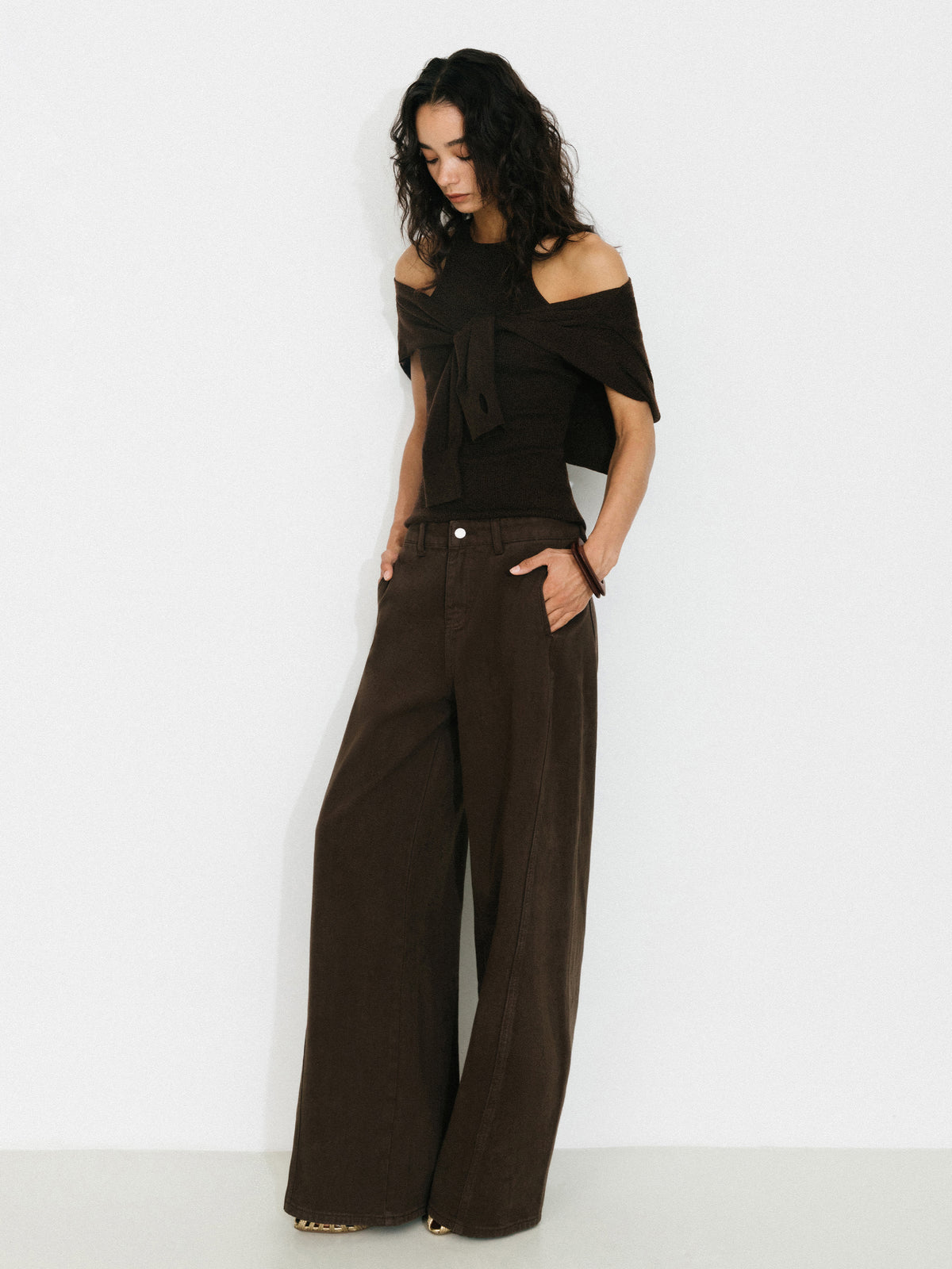 After Hours Layered Knit Top