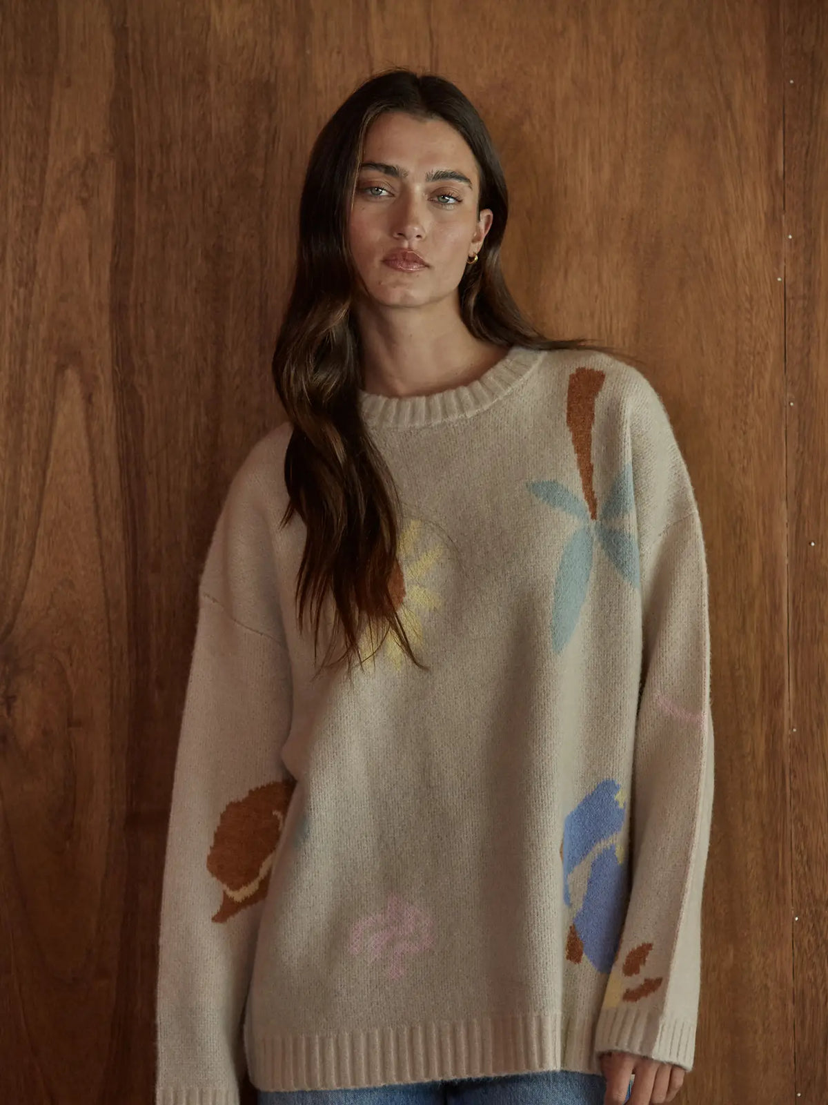 The Marlowe Abstract Knit Sweater