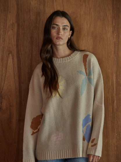 The Marlowe Abstract Knit Sweater