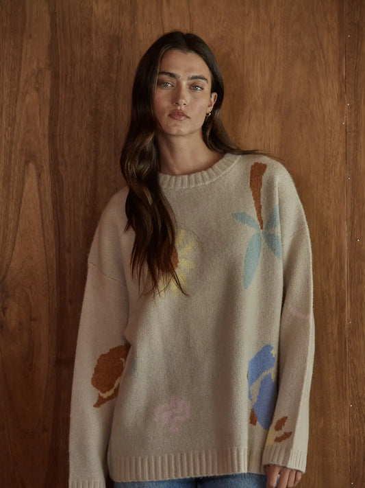 The Marlowe Abstract Knit Sweater