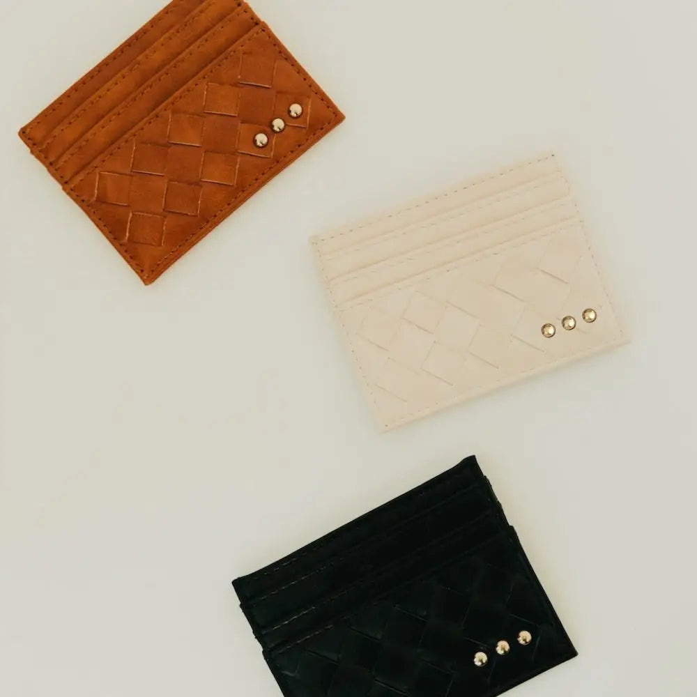 Sienna Woven Card Holder