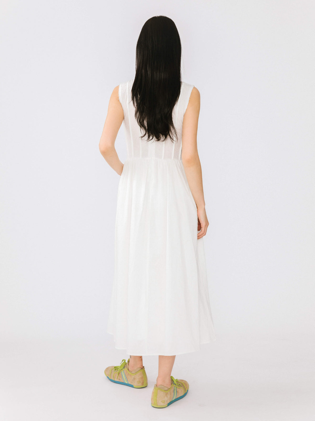 The Elodie Pintuck Dress
