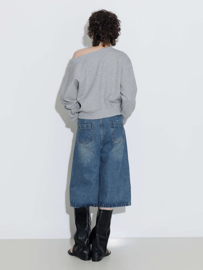 Wildflower Off Shoulder Sweatshirt