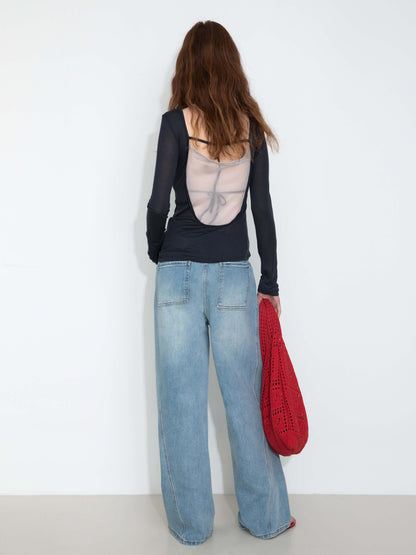 The Delaney Wide Leg Jeans