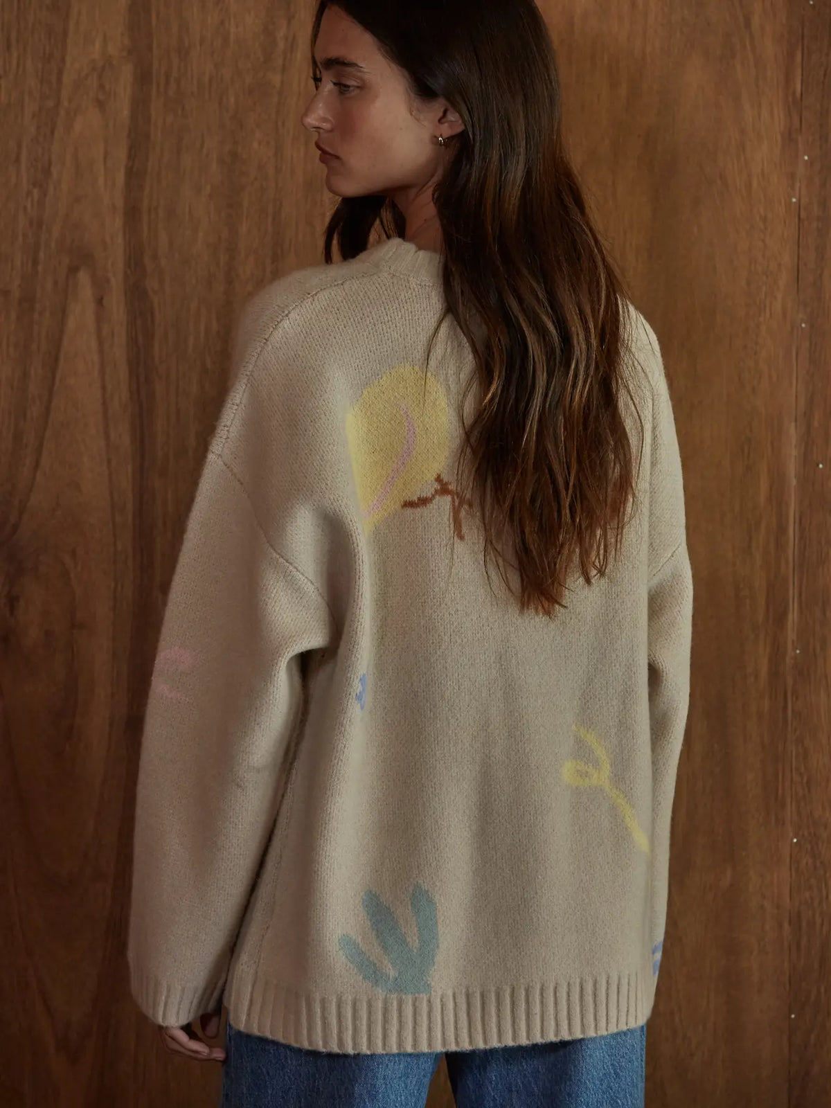 The Marlowe Abstract Knit Sweater