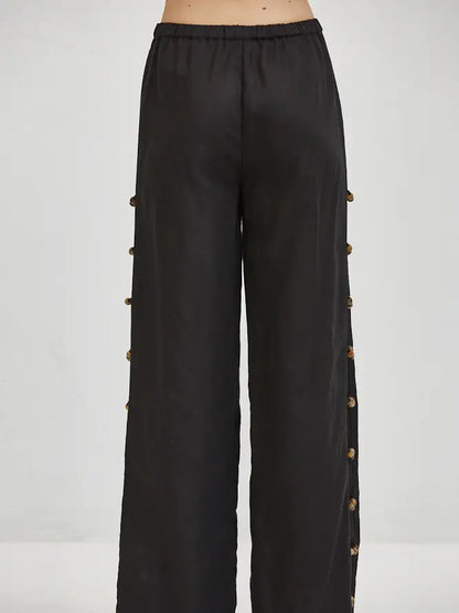 Noir Beaded Trousers