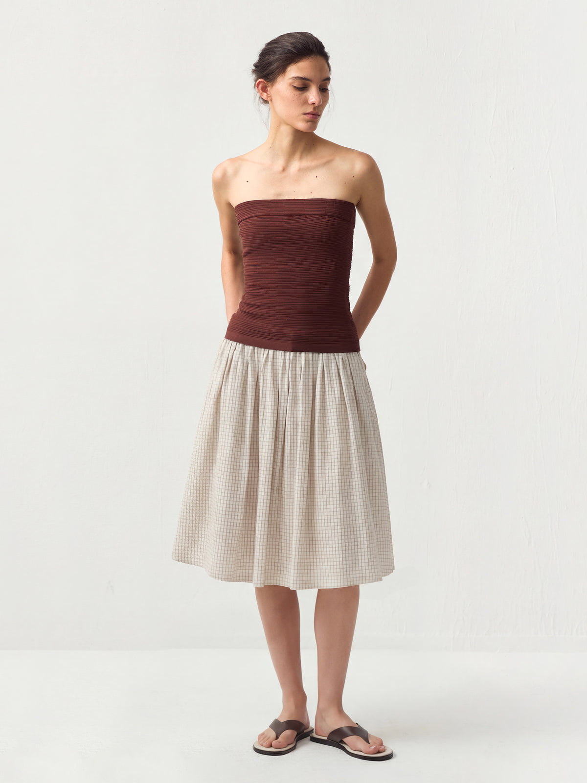 The Cottage Check Skirt