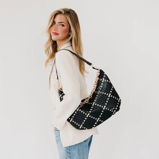 City Weave Shoulder Bag