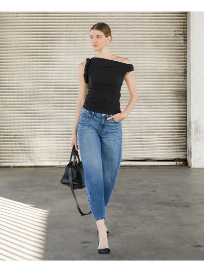 The Camden High Rise Barrel Jeans