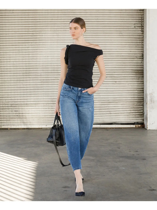 The Camden High Rise Barrel Jeans