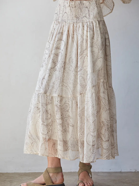 The Amélie Paisley Maxi Skirt