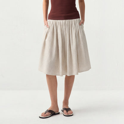 The Cottage Check Skirt