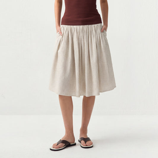 The Cottage Check Skirt