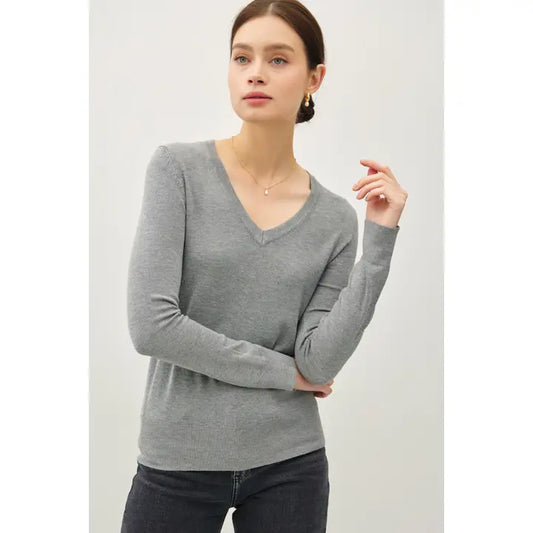 The Camille V-Neck Sweater