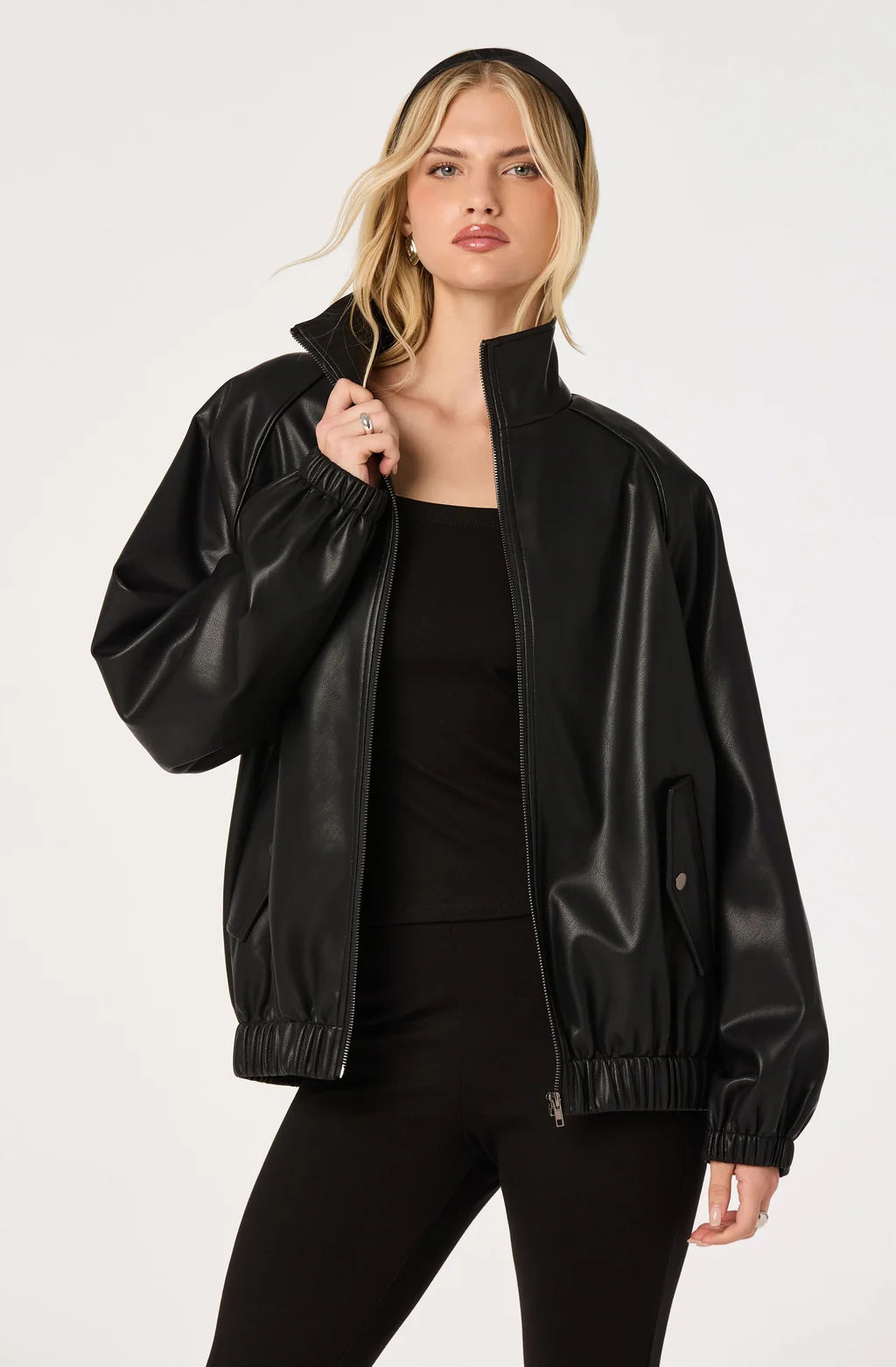 The After Hours Faux Leather Jacket